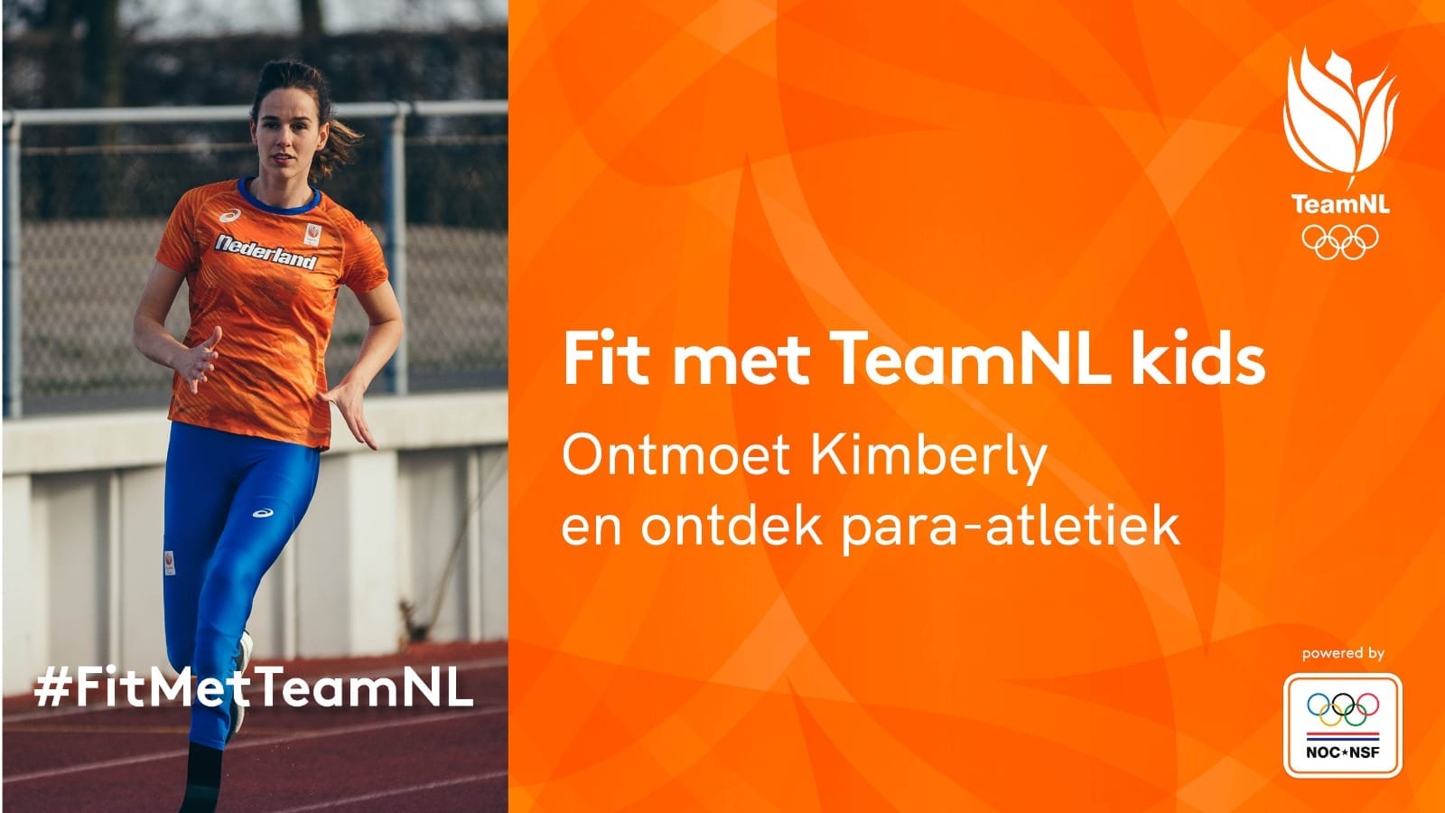 Leuk dat jij met mij de sport atletiek gaat ontdekken